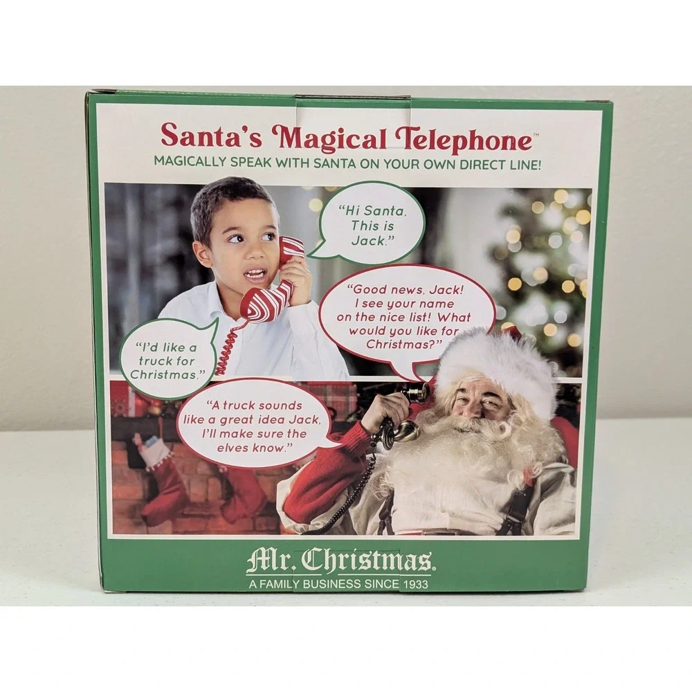 Mr. Christmas Santa's Interactive Magical Telephone Brand New In Box